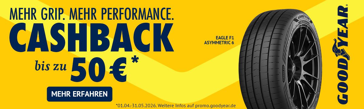 Goodyear Cashback bis zu 50,-€